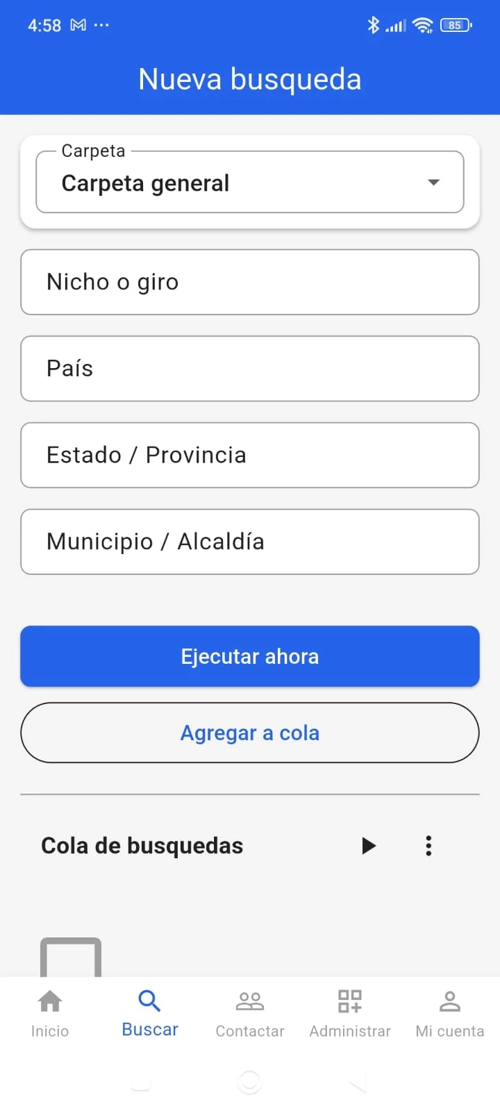 Paso 1 - Busca